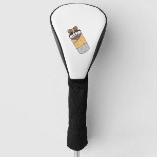 Boxer Dog Mexican Burrito Golf Head Cover