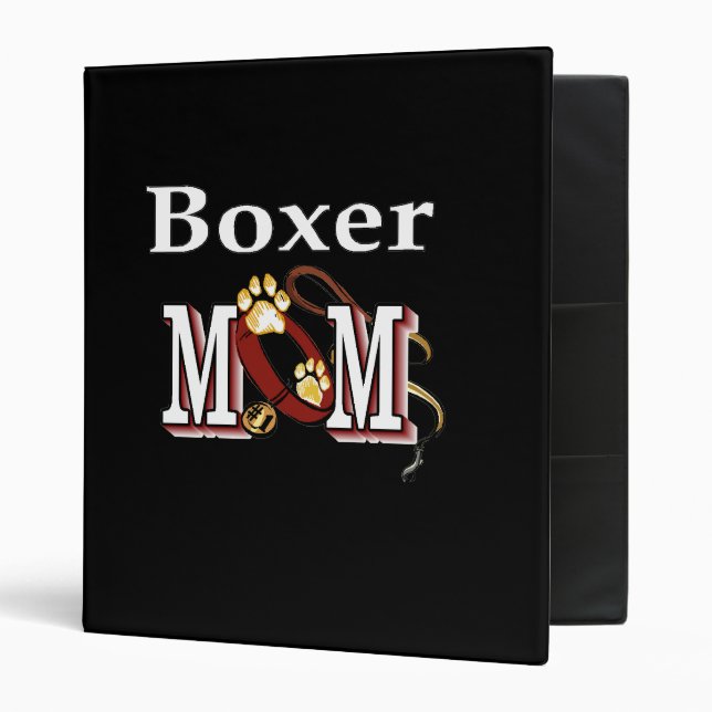 Boxer Dog MOM Binder (Front/Inside)