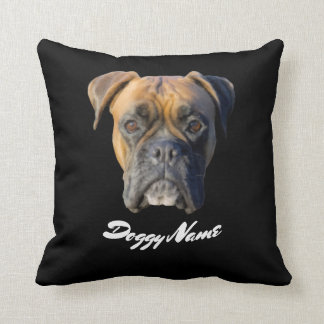 Boxer Dog Mom Create Your Own Throw Pillow