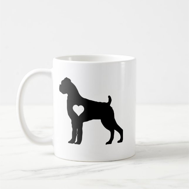 Boxer Dog Mug Gift (Left)