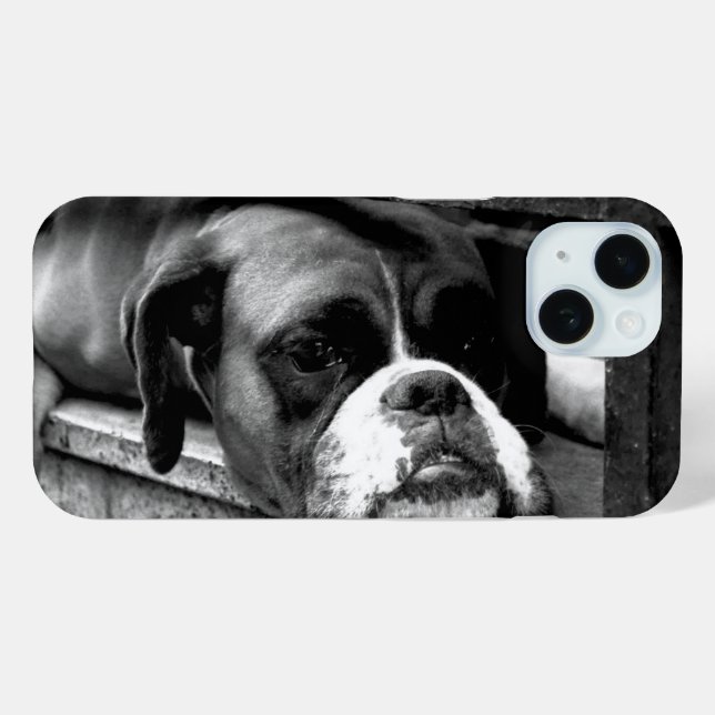 Boxer Dog On Windowsill iphm Case-Mate iPhone Case (Back (Horizontal))