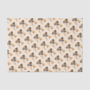 Boxer Dog Painting Uncropped Original Animal Art Tissue Paper
