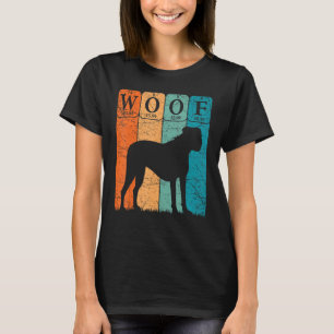 Boxer Dog Periodic Table Elements Dog Lover Woof T-Shirt