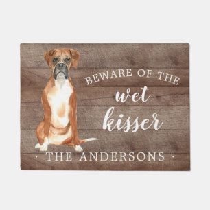 Boxer Dog Personalized Door Mat