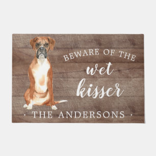 Boxer Dog Personalized Door Mat
