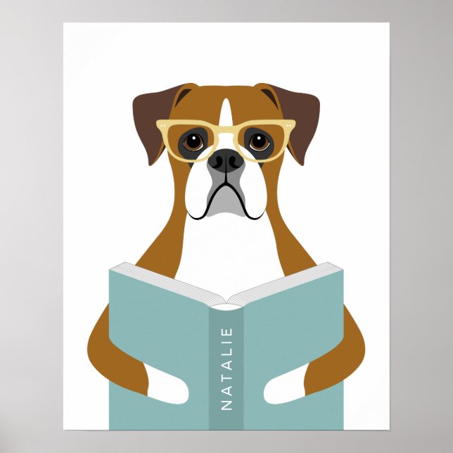 Boxer Dog Personalized Print (Front)
