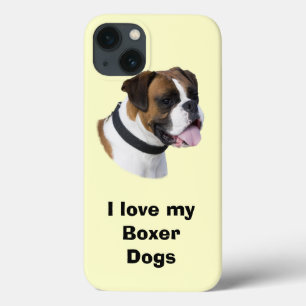 Boxer dog portrait photo iPhone 13 case