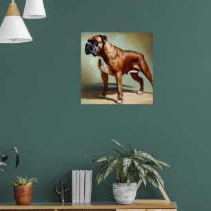 Boxer Dog  Poster