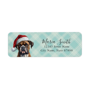 Boxer Dog Return Address Labels