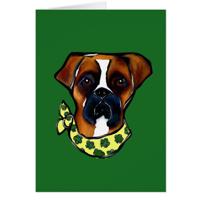 Boxer Dog St. Patty (Devant)