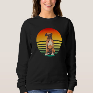 Boxer Dog Sunset Sweatshirt
