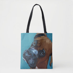 Boxer Dog Tote Bag