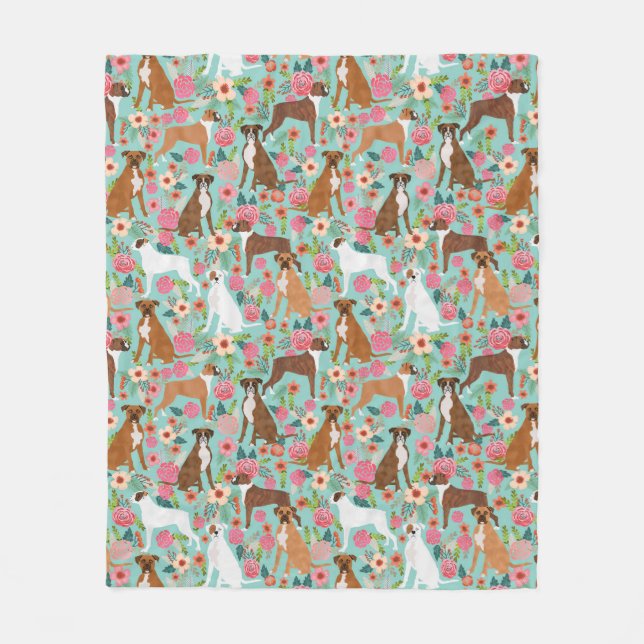 Boxer dogs blanket - cute dog blanket (Front)