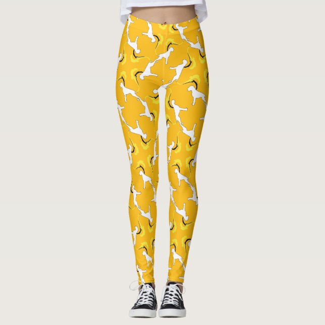 Boxer Dogs Leggings (Front)