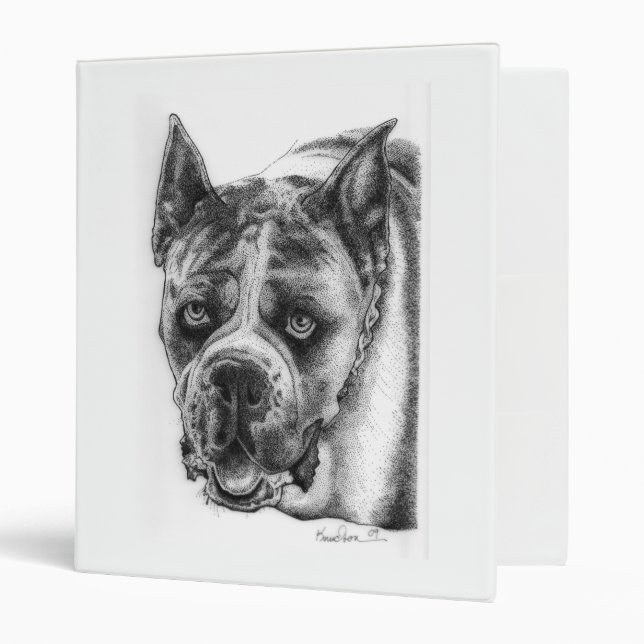 Boxer Drawing Binder (Front/Inside)