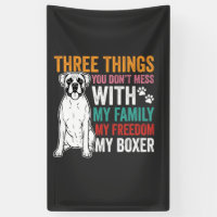 Boxer Family Freedom Dog Lover