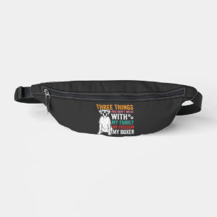 Boxer Family Freedom Dog Lover Fanny Pack