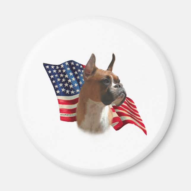 Boxer Flag Magnet (Front)