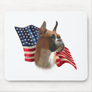 Boxer Flag Mouse Pad