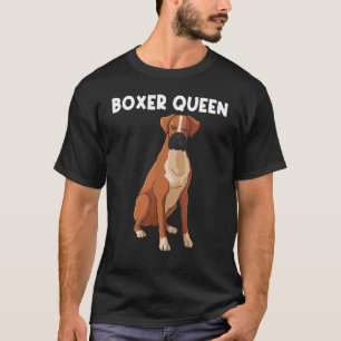   Boxer For Women Mom Boxer Dog Breed Pet   T-Shirt