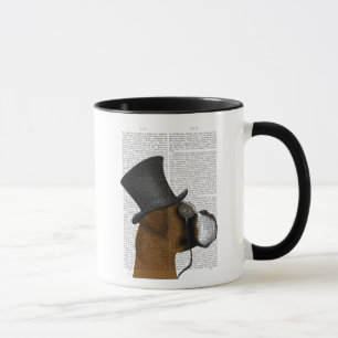Boxer, Formal Hound and Hat Mug