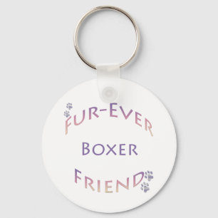 Boxer Furever Keychain