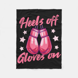 Boxer Girl Martial Arts Boxing Box Club Fleece Blanket
