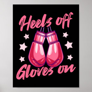 Boxer Girl Martial Arts Boxing Box Club Poster