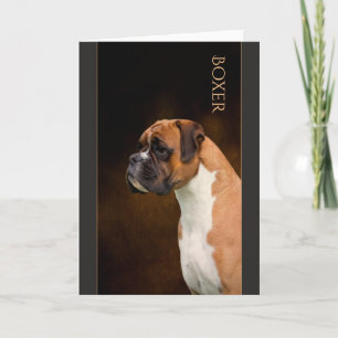Boxer Greeting Card