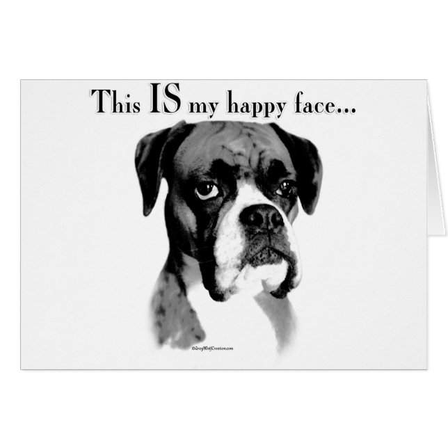 Boxer Happy Face (Devant horizontal)