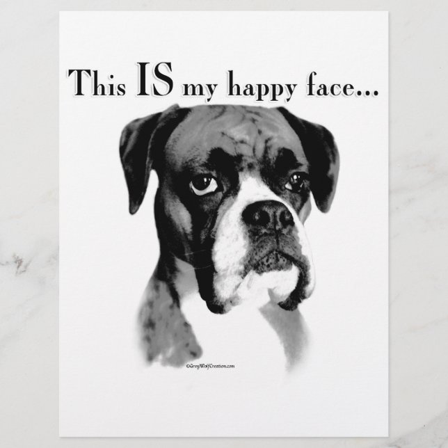 Boxer Happy Face (Front)