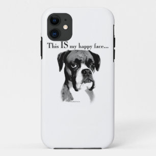 Boxer Happy Face iPhone 11 Case
