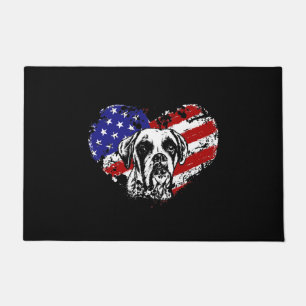 Boxer heart doormat