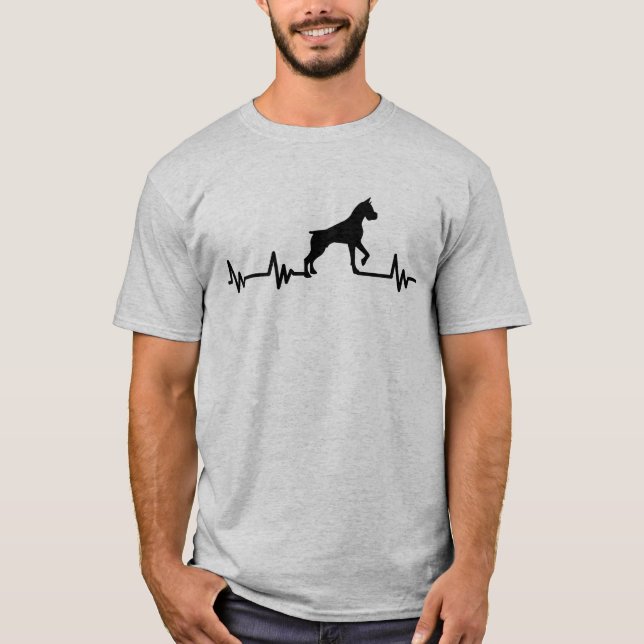 Boxer Heartbeat T-Shirt (Front)