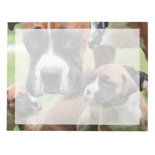 Boxer - Helicopter Mom Notepad (Front)