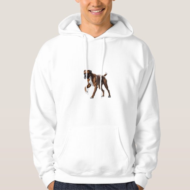 Boxer Hoodie – Bold Dual Image Design (Front)