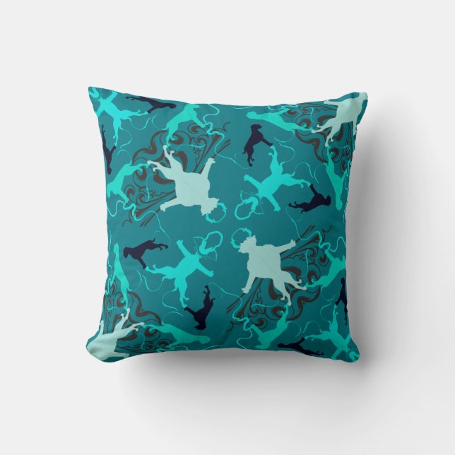 Boxer Hunde Throw Pillow (Front)