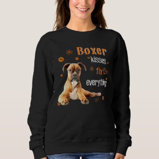 Boxer Kisses Fix Everything Sweatshirt