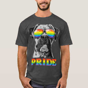 Boxer LGBT Gay Pride for Men Women Boys Girls Dog  T-Shirt