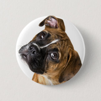 Boxer Love 2 Inch Round Button