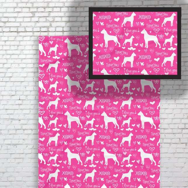 Boxer Love Fleece Blanket – I Love Boxers Pet Gift (Creator Uploaded)