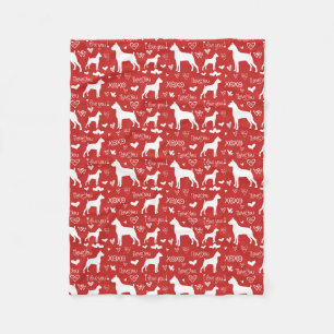 Boxer Love Fleece Blanket – I Love Boxers Pet Gift