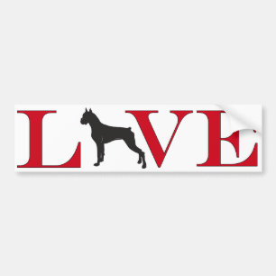 Boxer Lover Bumpersticker Bumper Sticker