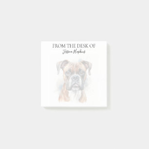 Boxer Lover Monogrammed Notes