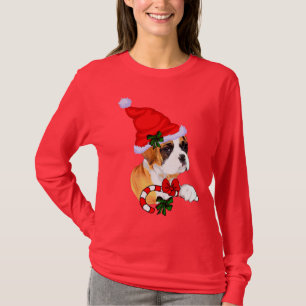 Boxer Lovers Christmas Merry T-Shirt