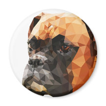 Boxer Low Poly Art