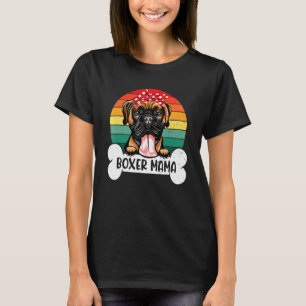 Boxer Mama Dog Mom T-Shirt