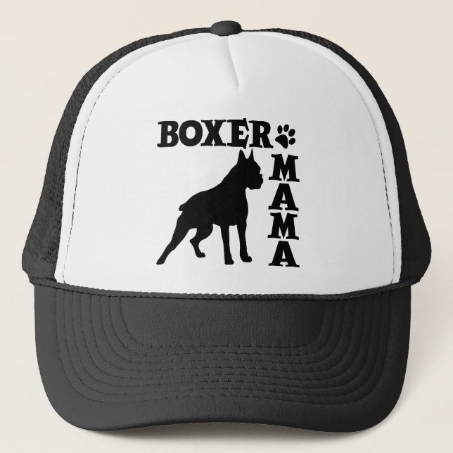 BOXER MAMA TRUCKER HAT (Front)