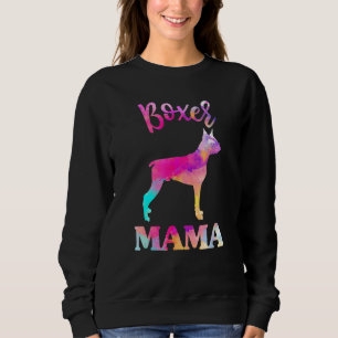 Boxer Mama Women Mothers Day Dog Mom Sweatshirt