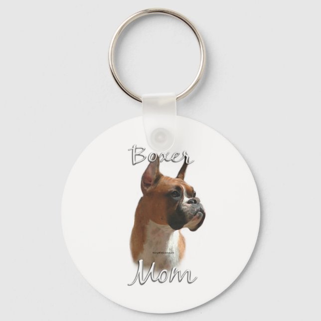 Boxer Mom 2 Keychain (Front)